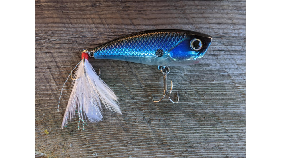 Lunkerhunt Impact Crush Bait, Patriot, 2.5in &amp; 1/3 oz, IMPOP03