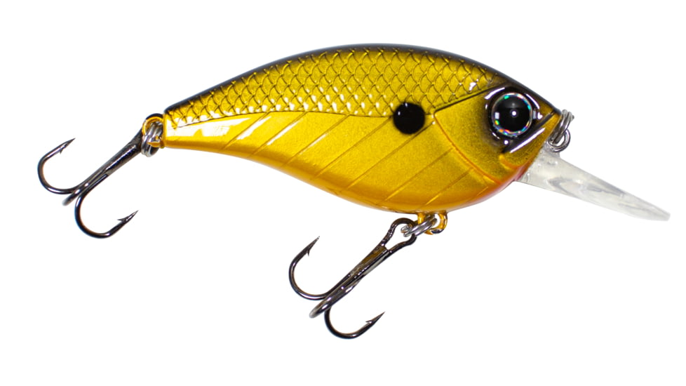 Lunkerhunt Impact Jolt 8F Deep Diving Crankbait, Shock Yellow, 2.25in &amp; 3/8 oz, IJOLT03
