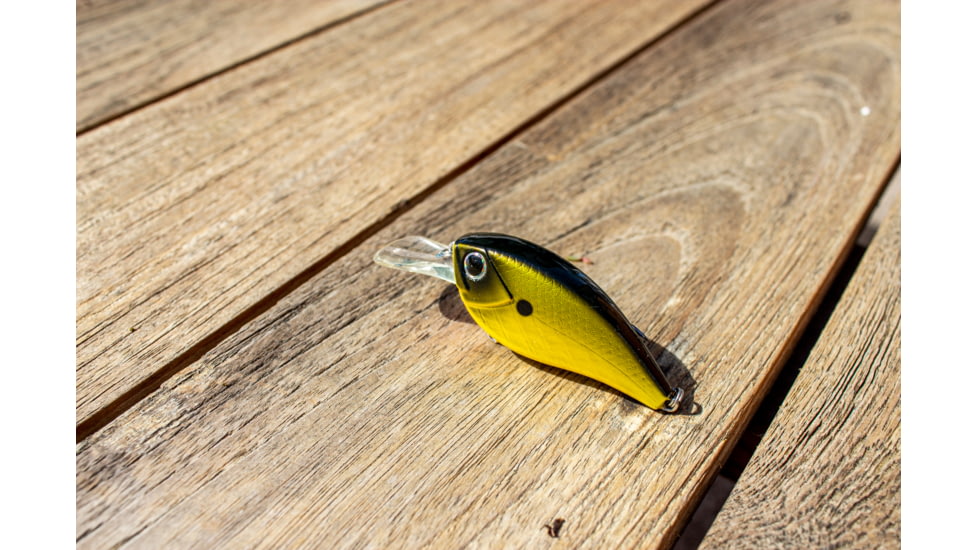 Lunkerhunt Impact Jolt 8F Deep Diving Crankbait, Shock Yellow, 2.25in &amp; 3/8 oz, IJOLT03