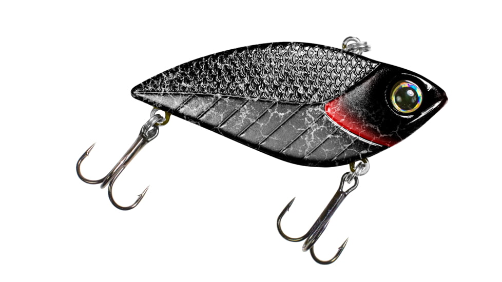 Lunkerhunt Impact Reactor Bait, Charcoal, 2.5in &amp; 1/2 oz, IMRLLC06