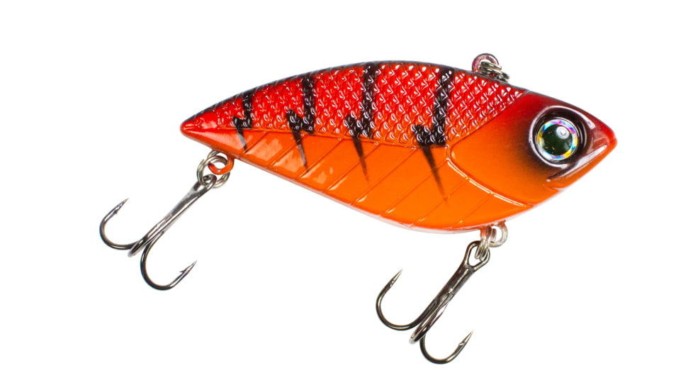 Lunkerhunt Impact Reactor Bait, Red Hot, 2.5in &amp; 1/2 oz, IMRLLC05