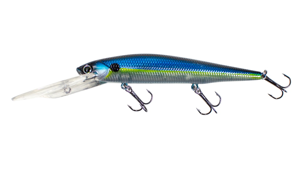 Lunkerhunt Impact Slash 12S Deep Diving Jerkbait, Sassy, 4.3in &amp; 5/8 oz, ISLASH01