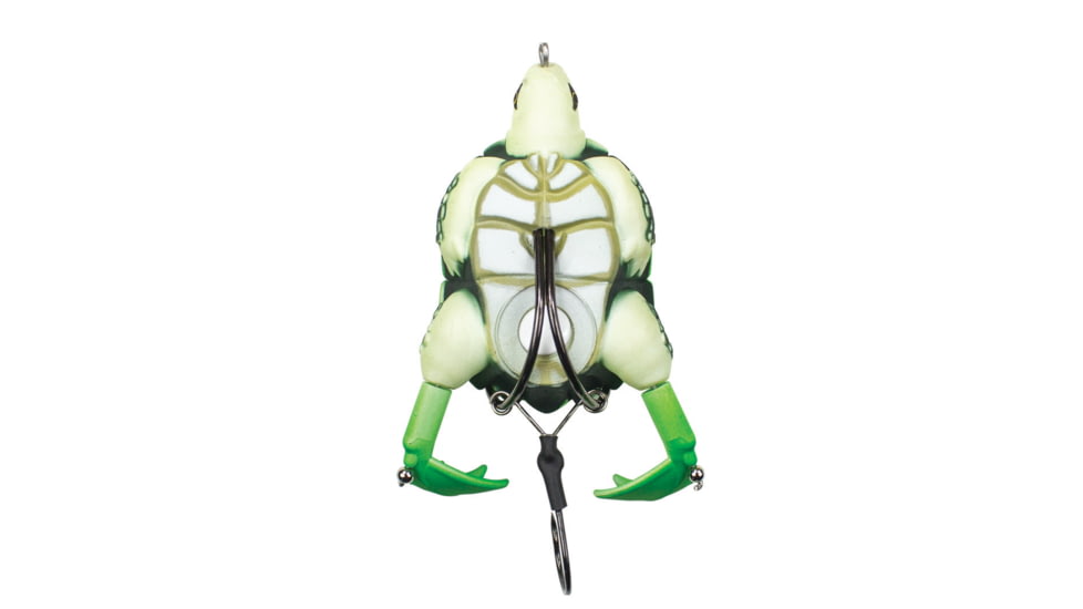 Lunkerhunt Prop Turtle Bait, Shamrock, 3.5in &amp; 3/4 oz, TURTLE01