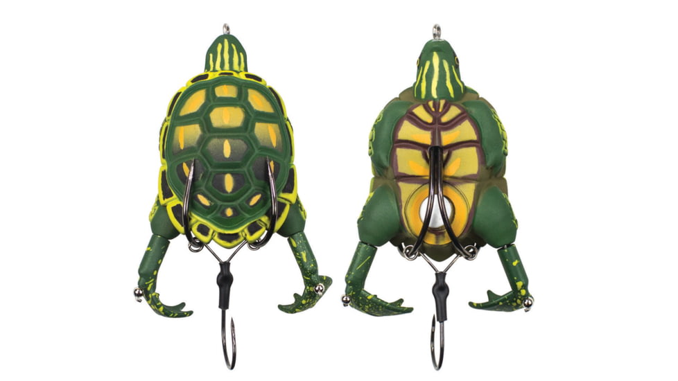 Lunkerhunt Prop Turtle Bait, Swamp, 3.5in &amp; 3/4 oz, TURTLE04