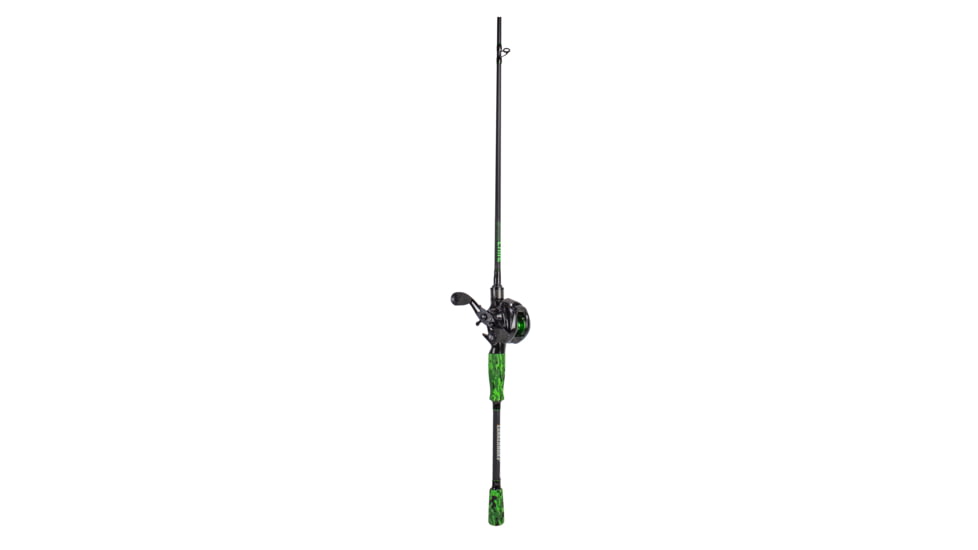 Lunkerhunt Sublime Baitcaster Rod Combo - Left handed, Green Camo, 6ft 8in, BCCOMSUB02