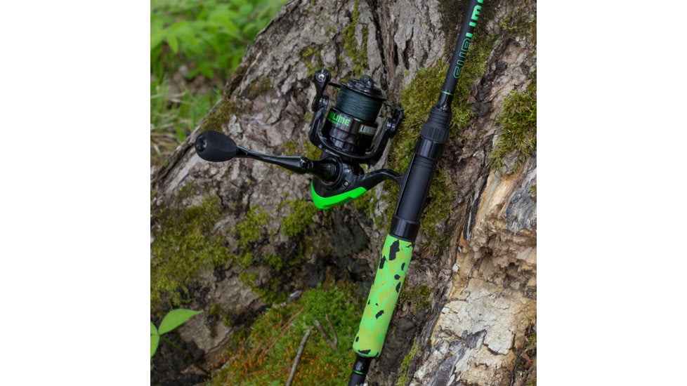 Lunkerhunt Sublime Spinning Rod Combo, Camo Green, 6ft 8in, WMCG01
