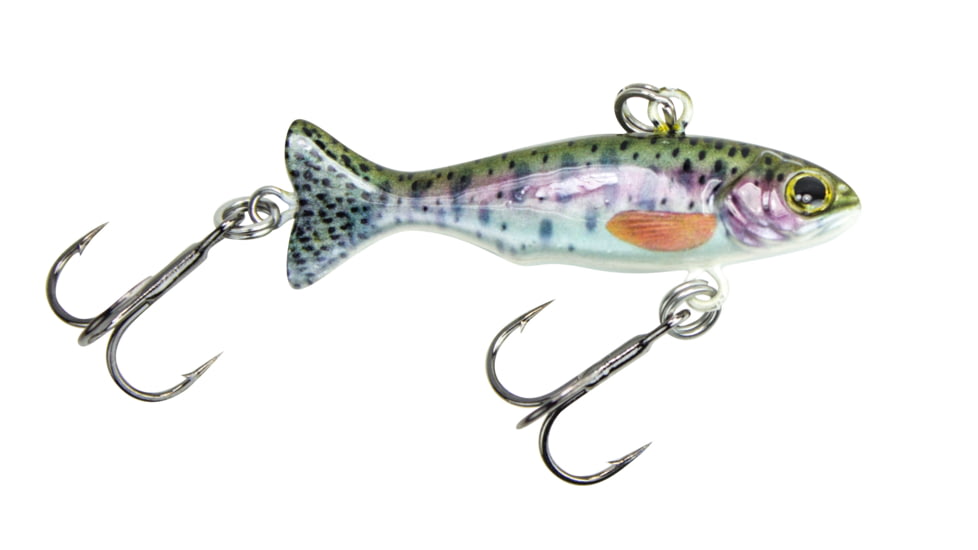 Lunkerhunt True Bait, Rainbow, 1.75in &amp; 3/4 oz, TRUE12