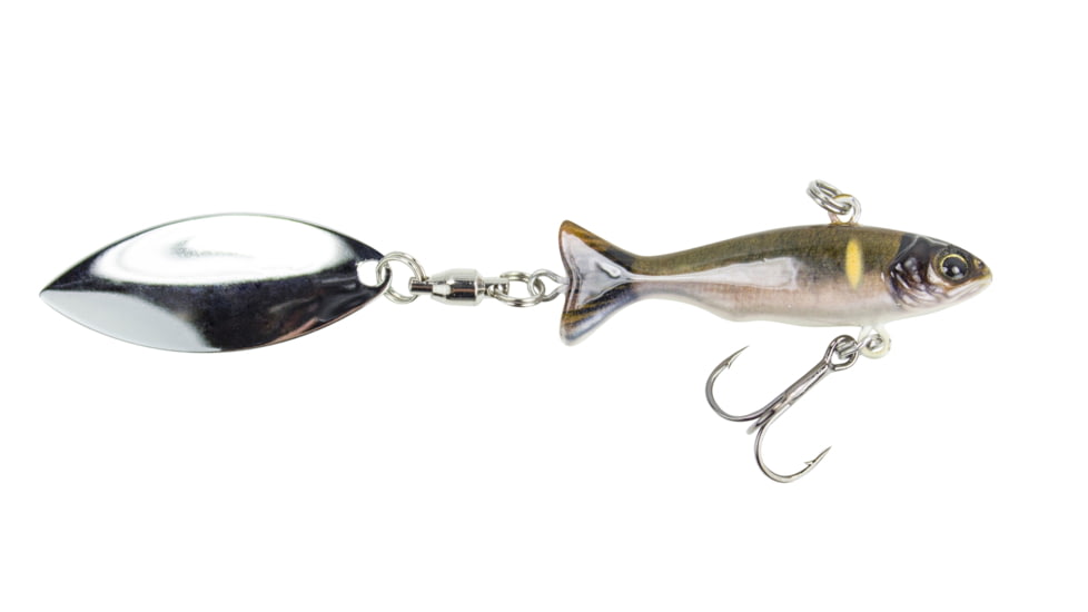 Lunkerhunt True Spin Bait, Common Shiner, 1.75in &amp; 3/16 oz, TRSP01