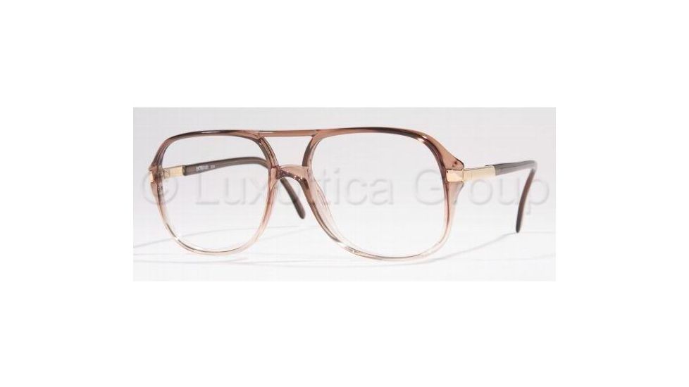 Luxottica Eyeglass Frames LU3514U A081-5220 - Brown On Transparent 