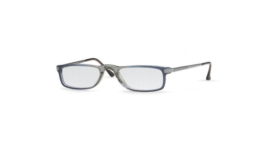 Luxottica Eyeglasses Frames LU3184-M1035-5220 52 mm Lens Diameter / Gray Frame w/Non-Rx Lenses