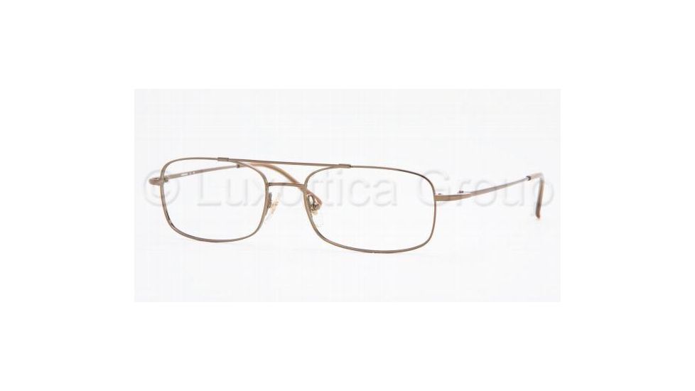 Luxottica LU 6548 Eyeglasses Styles Brown Frame w/Non-Rx 54 mm Diameter Lenses, 3063-5417, Luxottica LU 6548 Eyeglasses Styles Brown Frame w/Non-Rx 54 mm Diameter Lenses