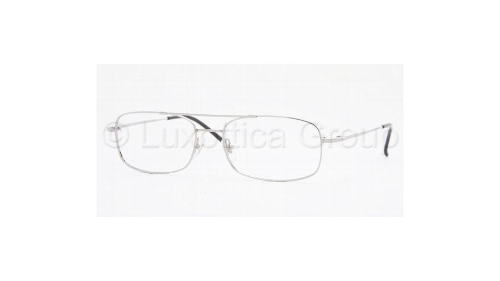 Luxottica LU 6548 Eyeglasses Styles Silver Frame w/Non-Rx 54 mm Diameter Lenses, 3062-5417, Luxottica LU 6548 Eyeglasses Styles Silver Frame w/Non-Rx 54 mm Diameter Lenses