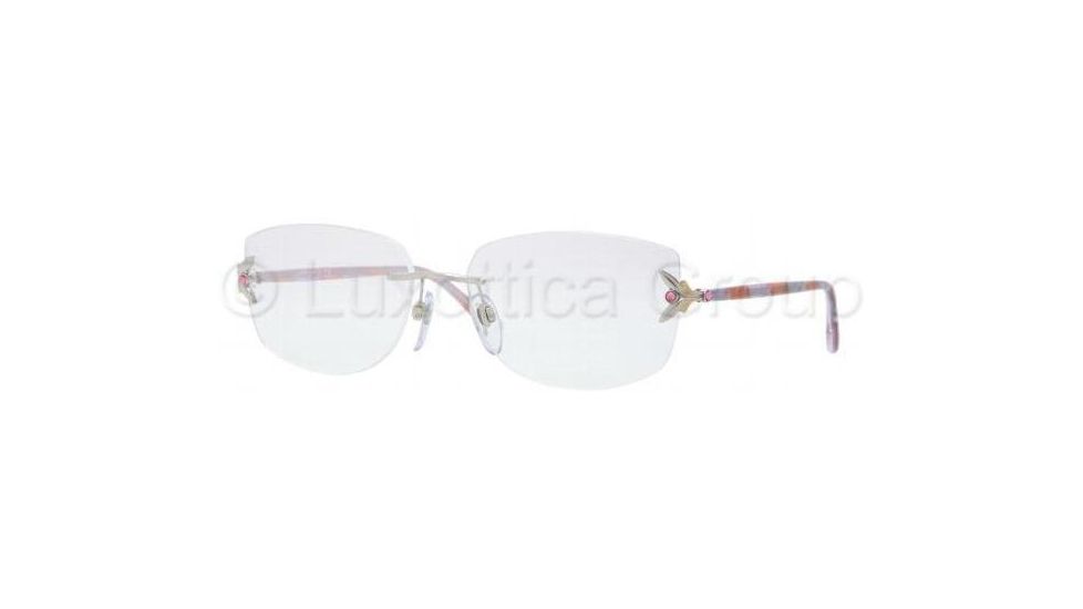 Luxottica LU2297B Eyeglass Frames F239-5617 - Shiny Palladium Frame