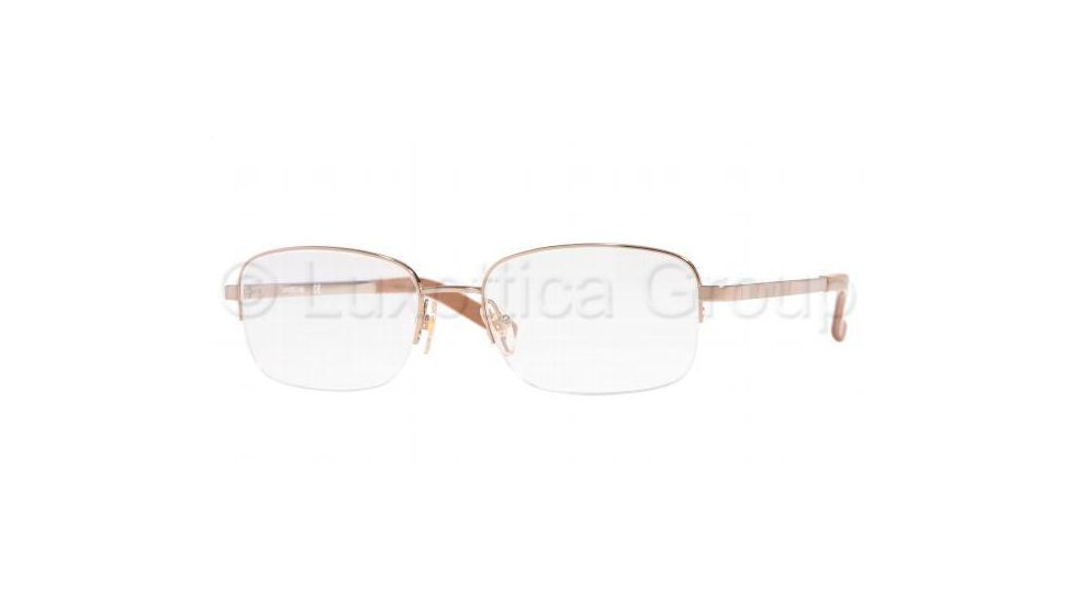 Luxottica Titanium LC 1397T Eyeglasses Styles Light Copper Frame w/Non-Rx 52 mm Diameter Lenses, 4030-5218