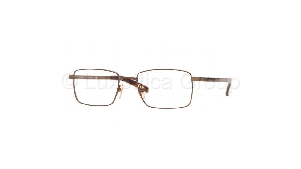 Luxottica Titanium LC 1407T Eyeglasses Styles - Dark Brown Frame w/Non-Rx 52 mm Diameter Lenses, 4060-5218