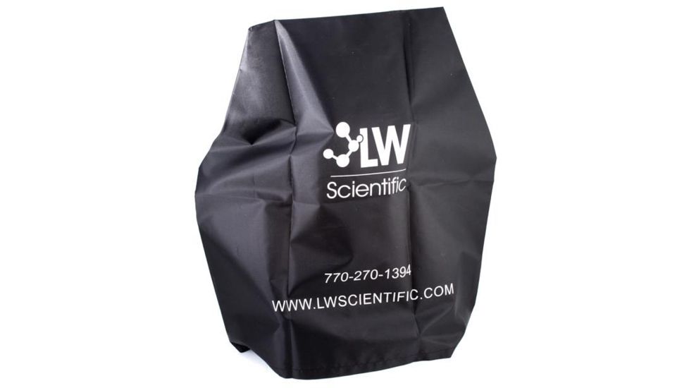 LW Scientific Black Nylon Dust Cover with LW Scientific Logo, R3P-CVRN-DUST