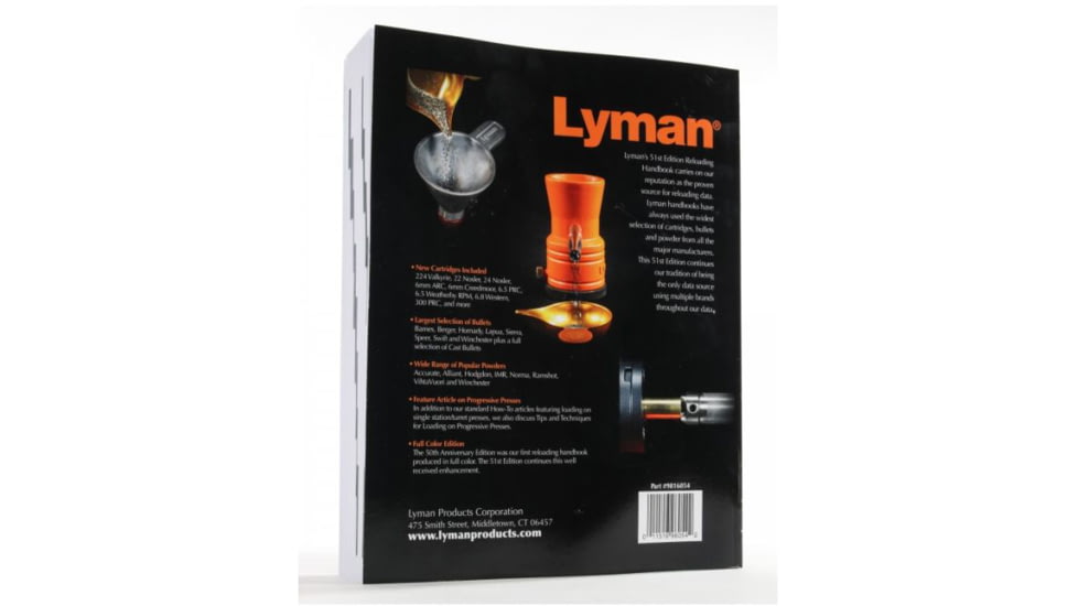 Lyman 51st Reloading Handbook, Softcover, 9816053