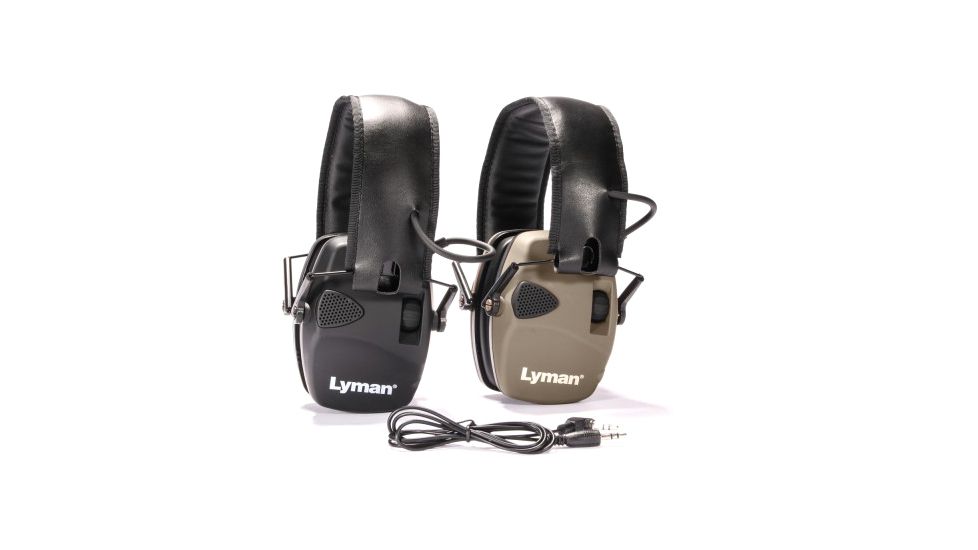 Lyman Electronic Hearing Protection, Black, 3010