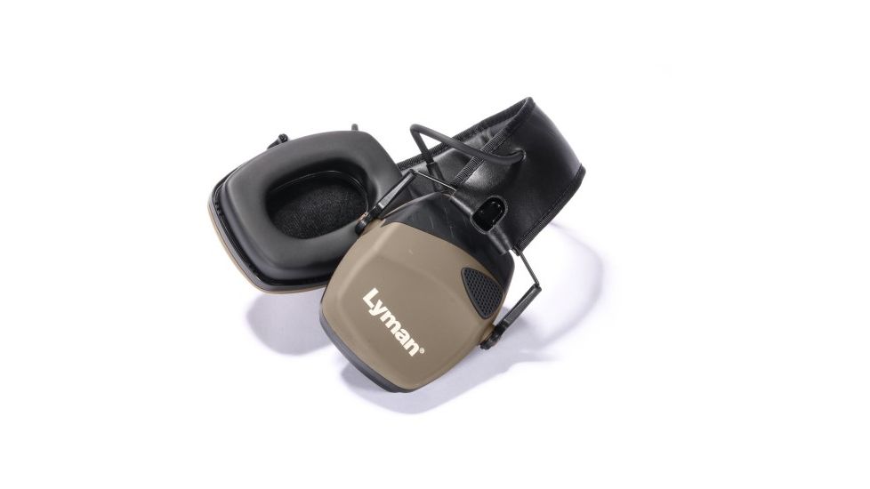 Lyman Electronic Hearing Protection, Flat Dark Earth, 3011