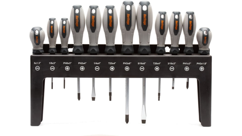Lyman Heritage Tools - 12 Piece Driver Set, Grey/Black, 7031260