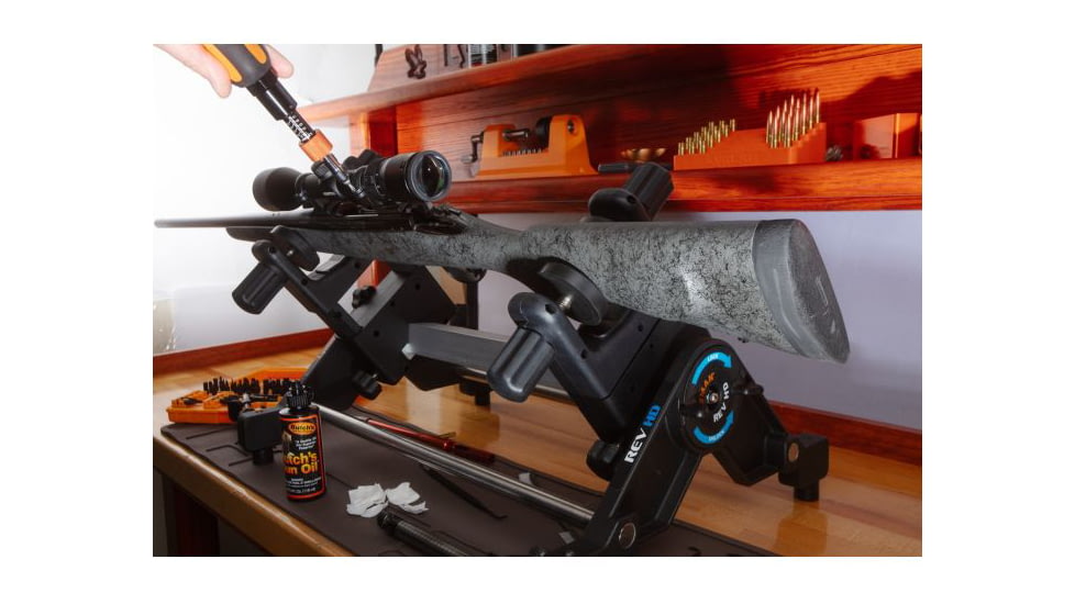 Lyman Revolution HD Heavy Duty Gun Vise, Black/Silver, 7832280