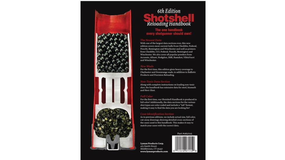 Lyman Shotshell Handbook - 6th Edition, Ful Color, 9827115