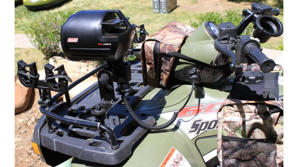 Coleman Mad Dog ATV Premier Double Upright Claw Grip W/ E-Z-Mount System Base, Black 2000012651