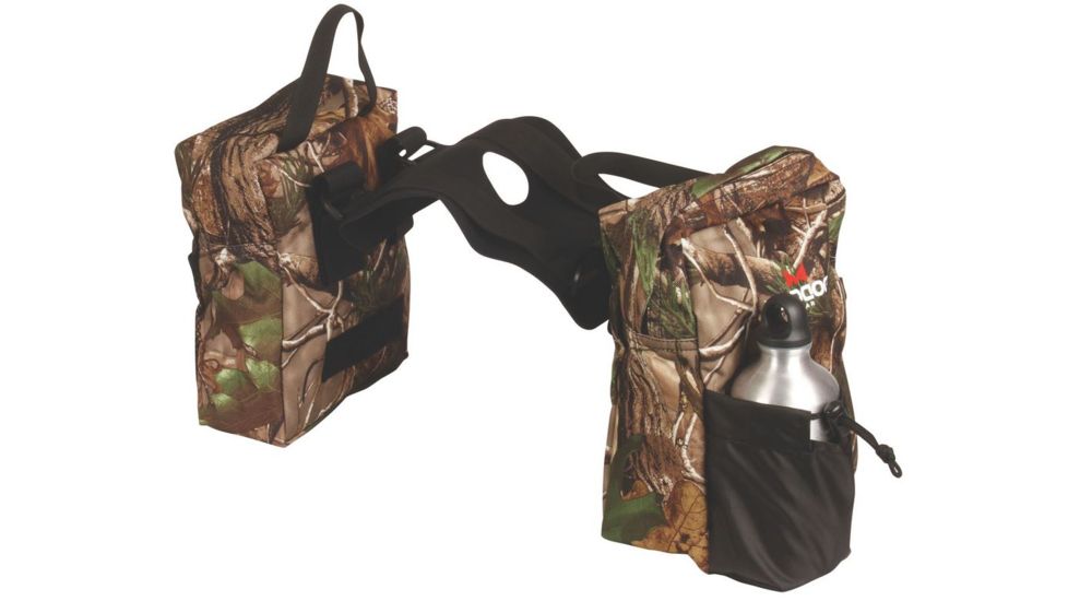 Coleman Mad Dog ATV Tank Top Saddle Bag,  Two Zippered Compartments, Polyester, RealTree APG Camo 2000012642