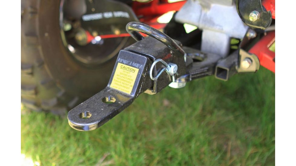 Coleman Mad Dog ATV UTV Three Way 2 in Hitch, Ball Hitch - Ball Not Included, Pin Pull, Tow Strap, 4.25 x 9 x 4.75 in 2000012625