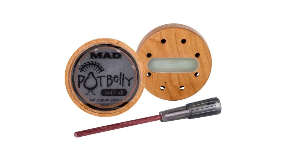 MAD Pot Belly Turkey Pot Call, Brown, MD-360