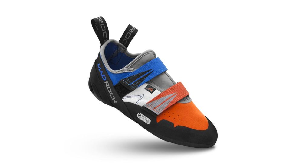 Mad Rock Agama Mens Climbing Shoes, Blue/Orange, 14 US, 444140-140