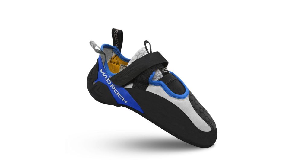 Mad Rock Drone HV Mens Climbing Shoes, Black/Blue, 11.5 US, 449115-115