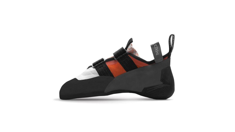 Mad Rock Flash 2018 Climbing Shoe - Mens, Black/White/Orange, 9, 870559006026