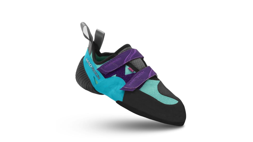 Mad Rock Lyra Climbing Shoes - Womens, Black/Blue/Purple, 3.5, 435-3.5
