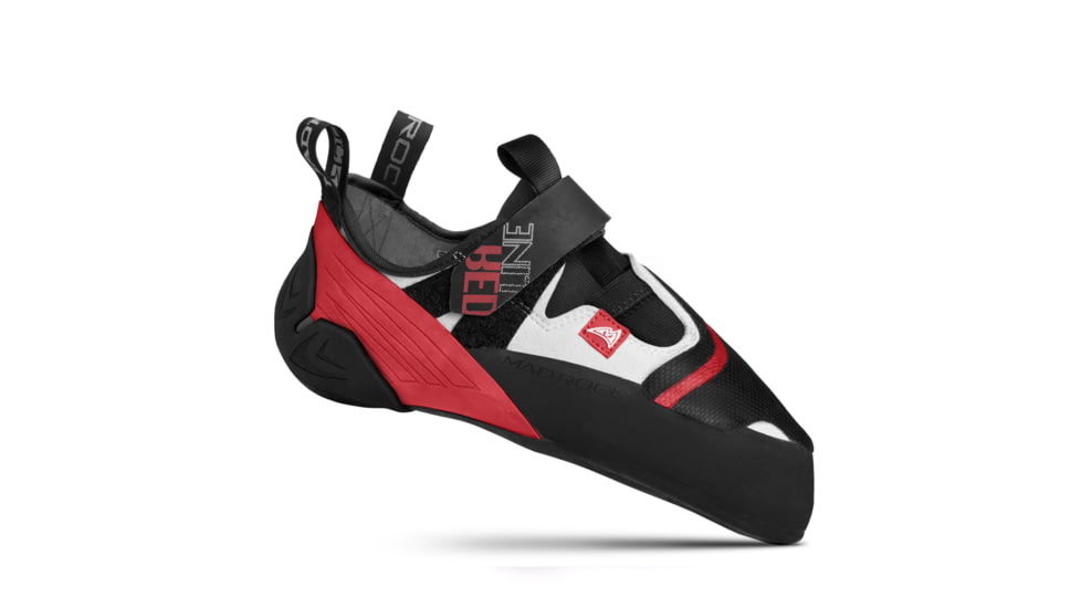 Mad Rock Redline Strap Climbing Shoes - Mens, Black/Red, 12.5, 493-12.5