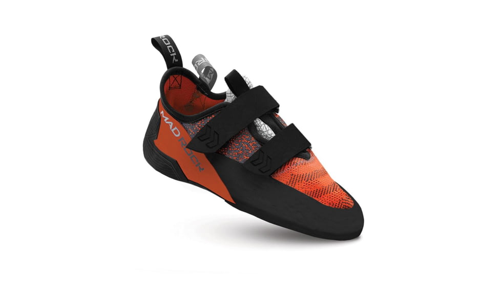 Mad Rock Weaver Climbing Shoes, Black/Orange, 9.5, 451-9.5