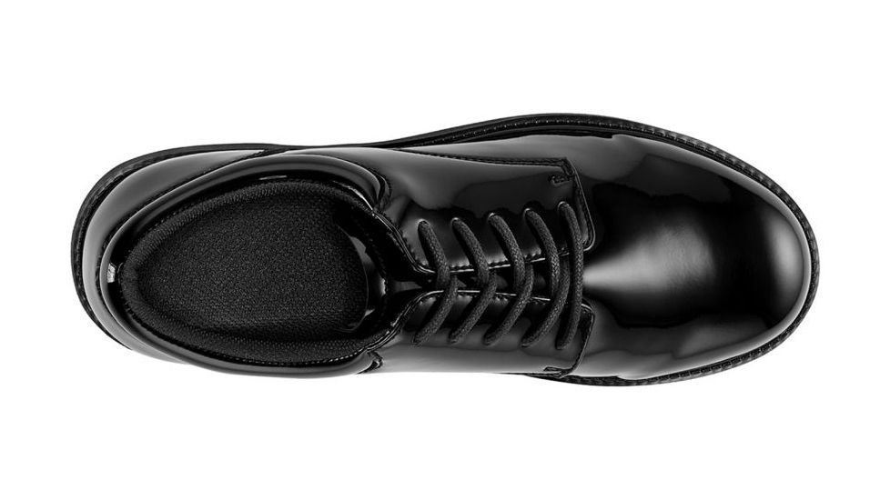 Maelstrom Gloss Duty Oxford Mens Shoe, Wide, 8.5, Black, 220-8.5W