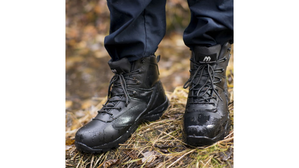 Maelstrom Tac Athlon Mens 6in Tactical Boot, Waterproof, Non-Insulated, Medium, 10, Black, 4160 WP-10M
