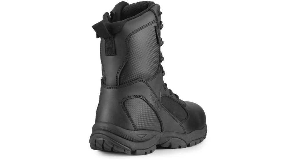 Maelstrom Tac Athlon Mens 8in Tactical Boot w/ Zipper, Waterproof, Non-Insulated, Medium, 8, Black, 4180Z WP-8M