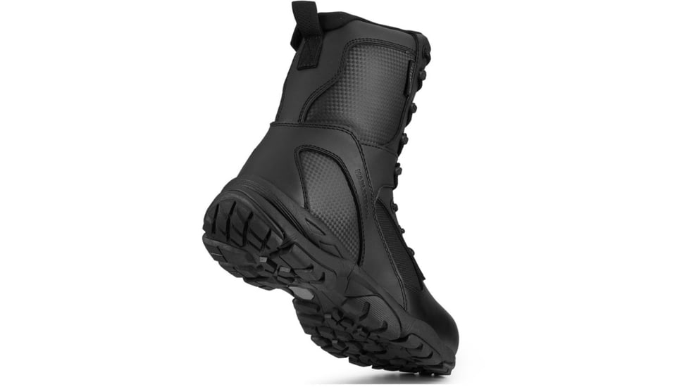 Maelstrom Tac Athlon Mens 8in Tactical Boot w/ Zipper, Waterproof, Non-Insulated, Medium, 8, Black, 4180Z WP-8M
