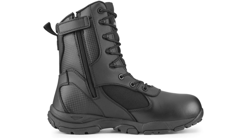 Maelstrom Tac Athlon Mens 8in Tactical Boot w/ Zipper, Waterproof, Non-Insulated, Medium, 8, Black, 4180Z WP-8M