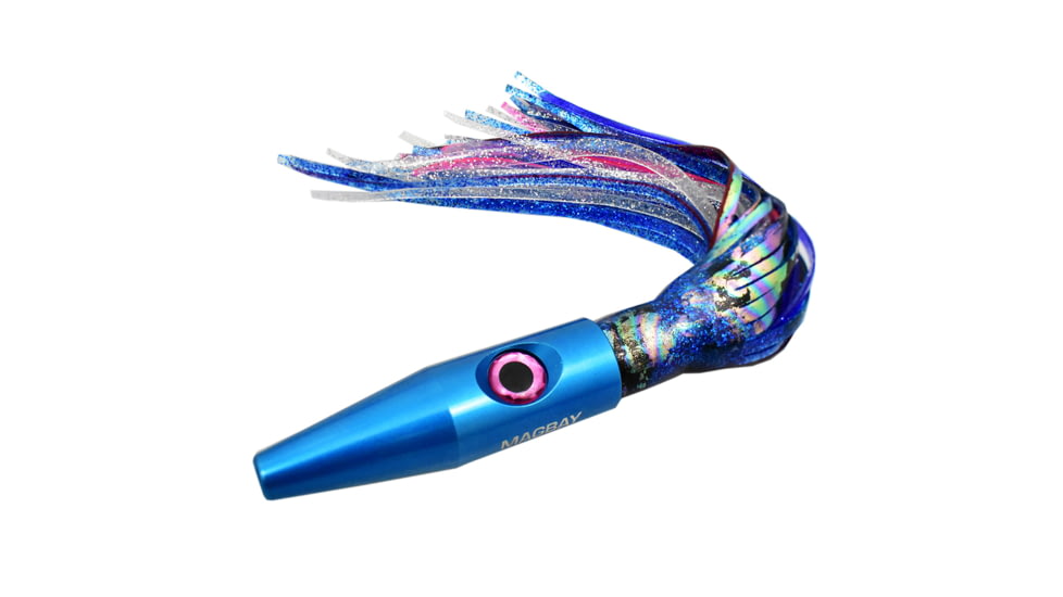 MagBay Lures Plomerito 8oz Aluminum Blue Orange, 2003-alu-blu