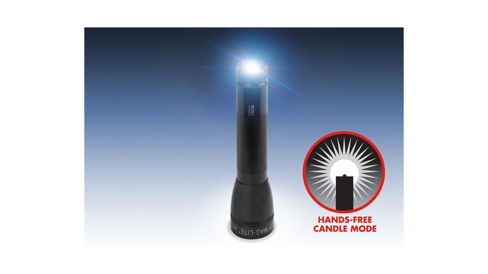 Maglite 2 Cell C Maglite Led Flashlight Display Box, BLACK, Mid Size ML25LT-S2015