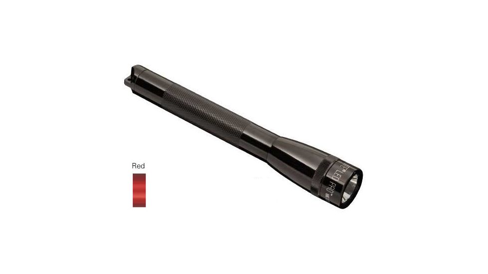 Maglite LED Mini Maglite 2-Cell AA Pro Flashlight, Presentation Box, Red SP2P037
