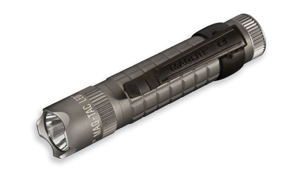 MagLite Mag-Tac Flashlight - Crowned Bezel, Urban Grey