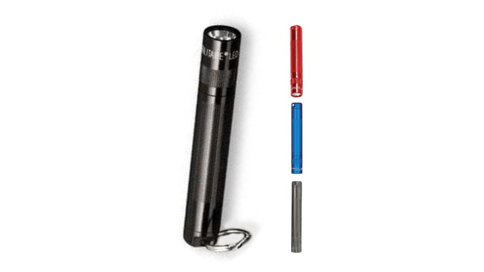 MagLite Solitaire LED 1-Cell AAA Flashlight, Black, Blue, Gray, Red, Silver