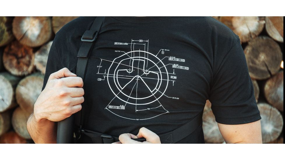 Magpul Industries Engineered CVC T-Shirt, Black, Medium, MAG1118-001-M