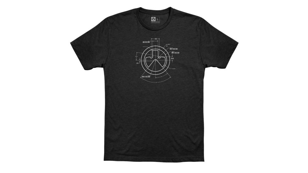 Magpul Industries Engineered CVC T-Shirt, Black, Medium, MAG1118-001-M