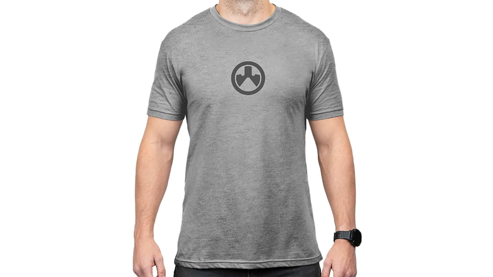 Magpul Industries Go Bang Parts Graphic T-Shirts - Men's, Stone Gray Heather Cotton/Polyester Short Sleeve, Small, MAG1115-041-S