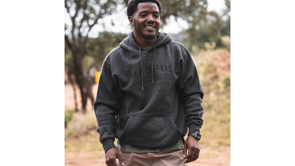 Magpul Industries Go Bang Parts Hoodie - Mens, Charcoal Heather, 3XL, MAG1256-011-3X